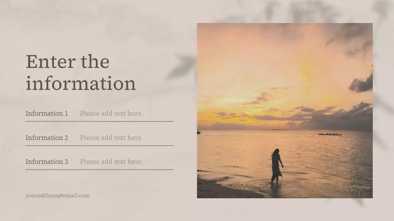 Beige Minimal Photography Presentation