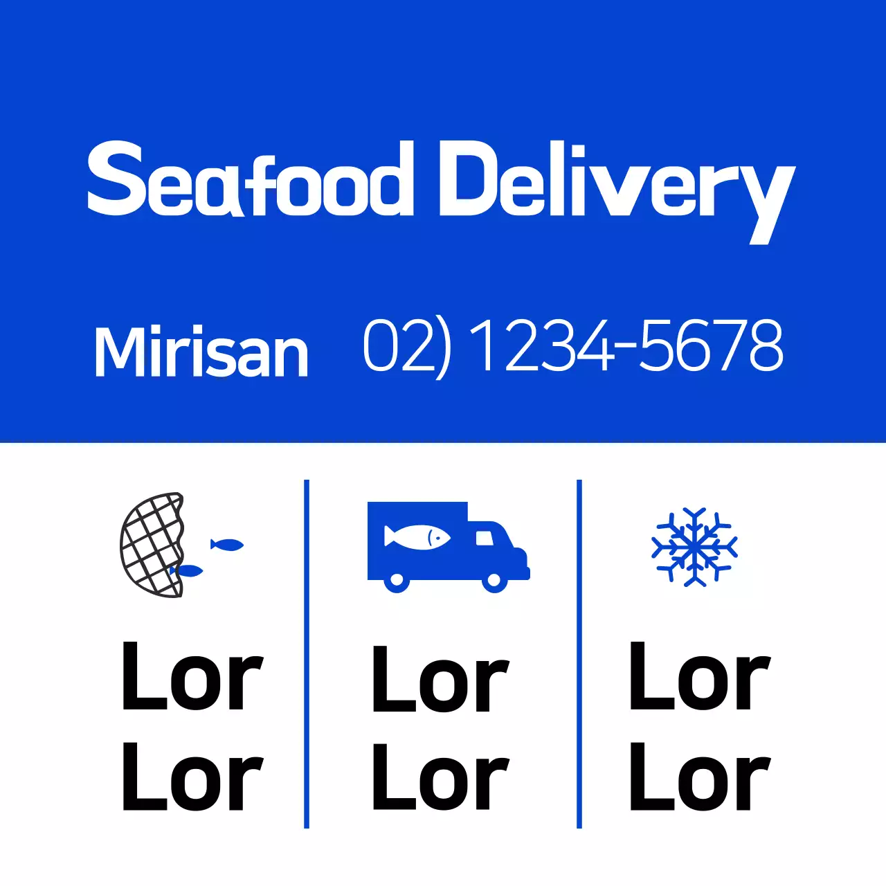 Pengiriman makanan laut