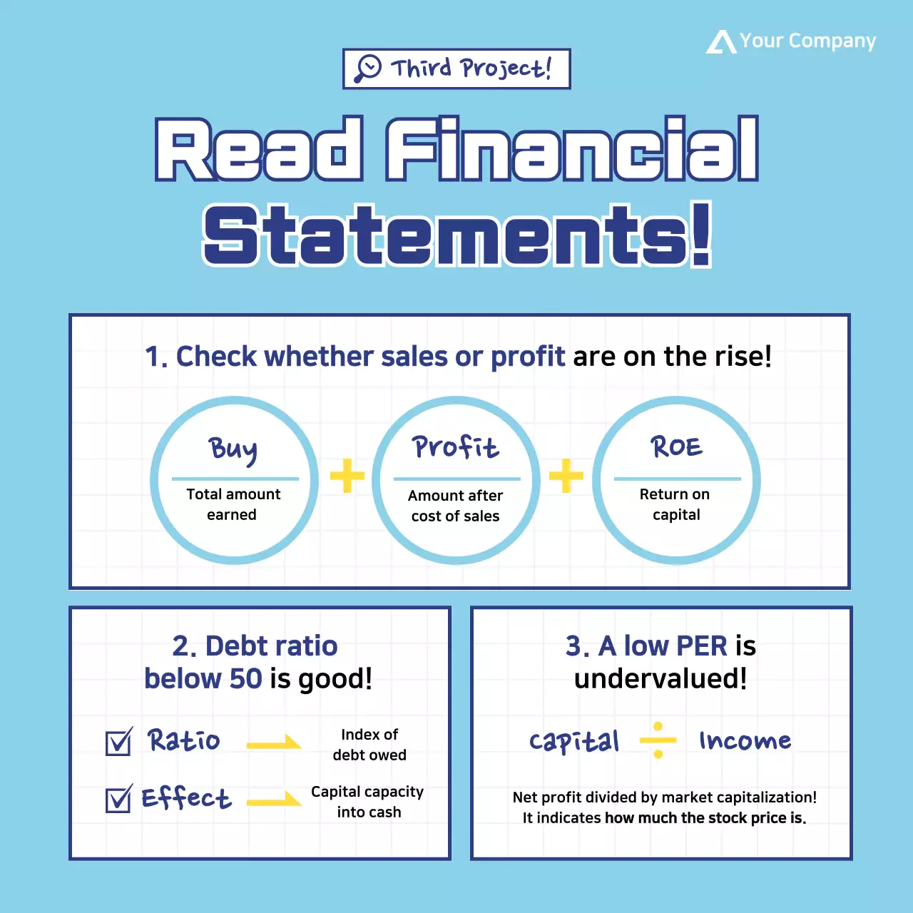 Blue Trendy Stock Promotion Instagram Carousel