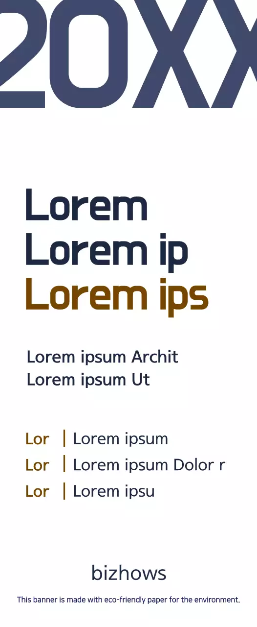 Estilo simples em azul-marinho e castanho Informações para a Conferência de outono