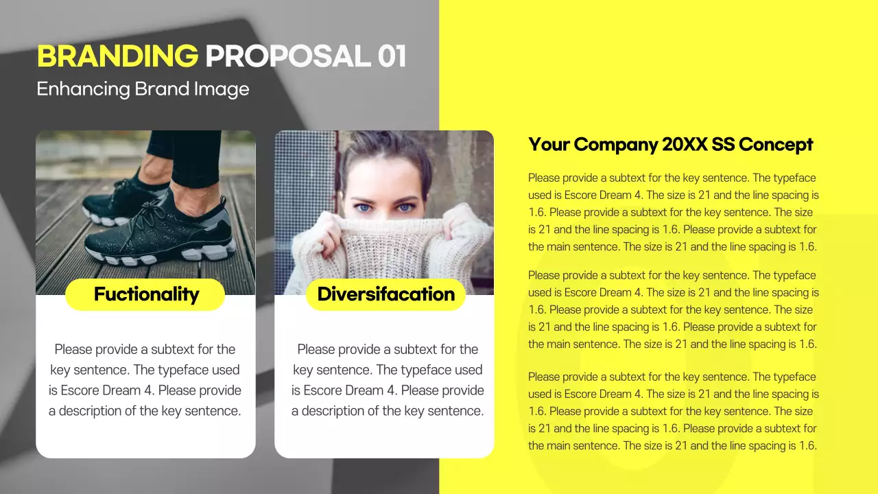 Yellow Modern Branding Promotion Presentation
