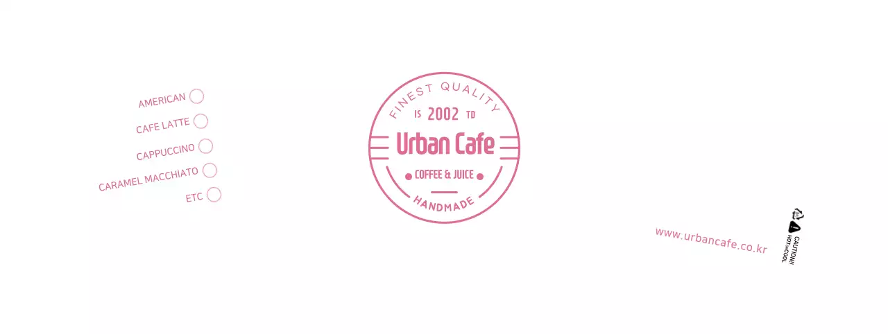 white pink clean symbol cafe