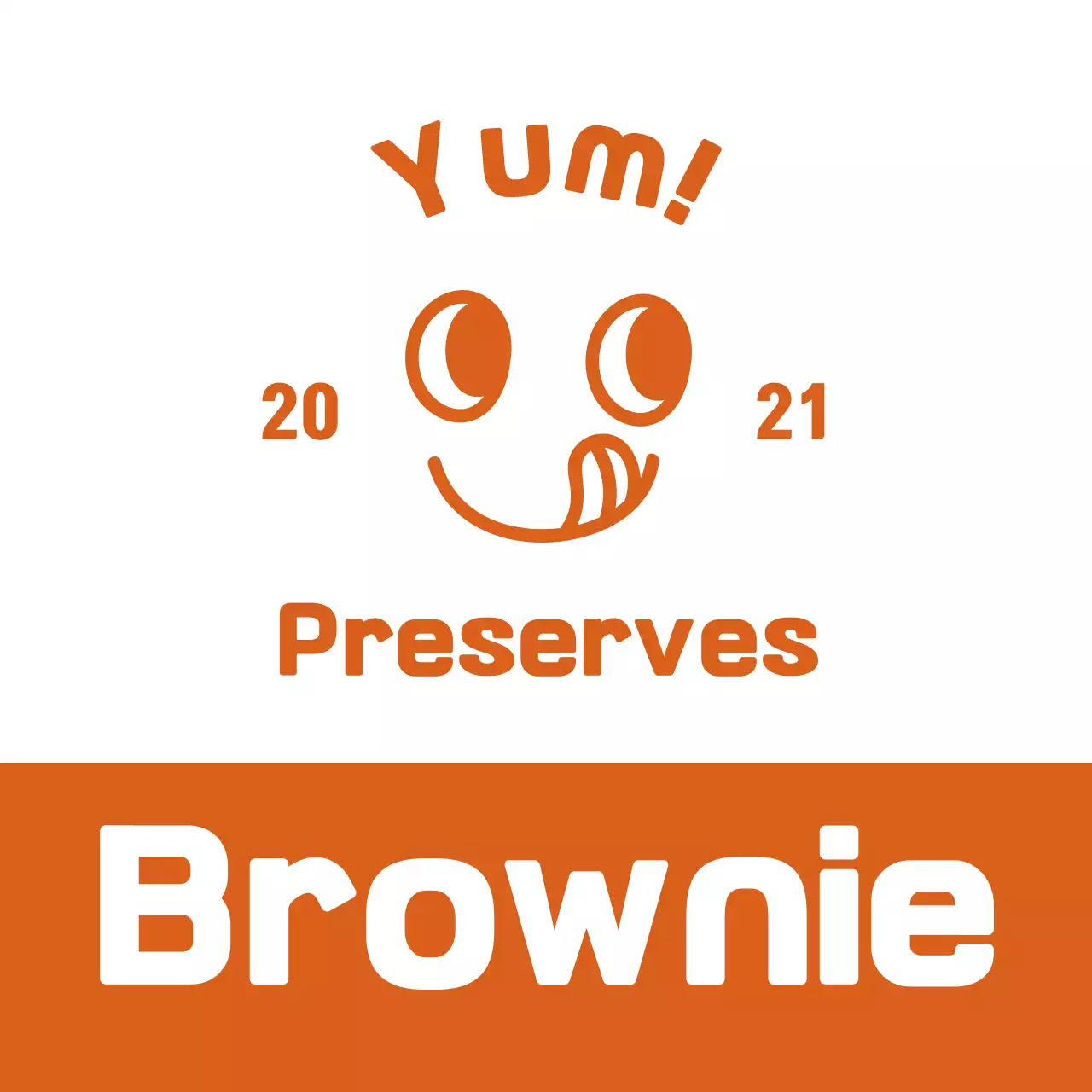 Stiker Toko Roti Lucu dari Batu Bata