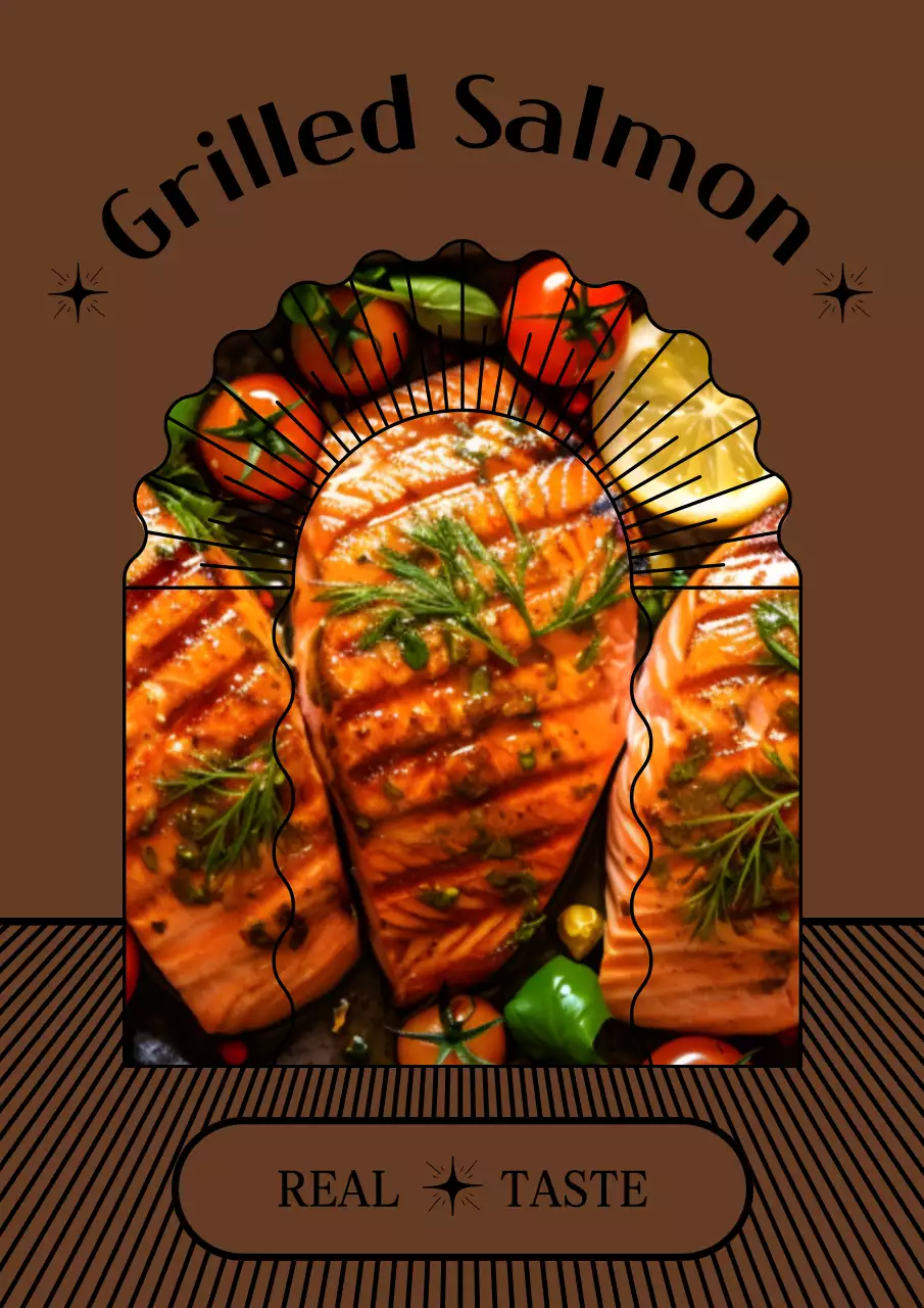 Brown Rustic Food Promotion Poster