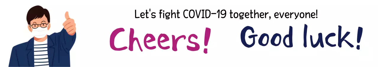 Banner de anúncio simples da Marinha sobre Covid-19