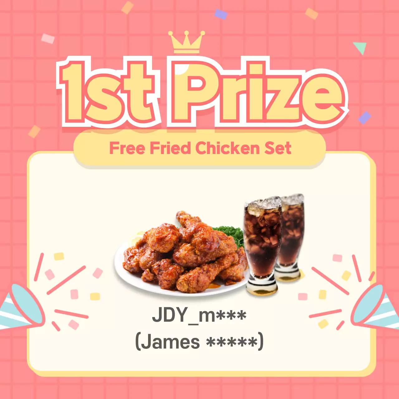 Pink Trendy Event Announcement Instagram Carousel