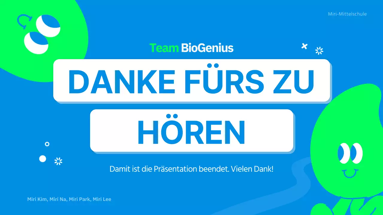 Niedlicher Charakter Science Experiment Report in Blau und Lindgrün