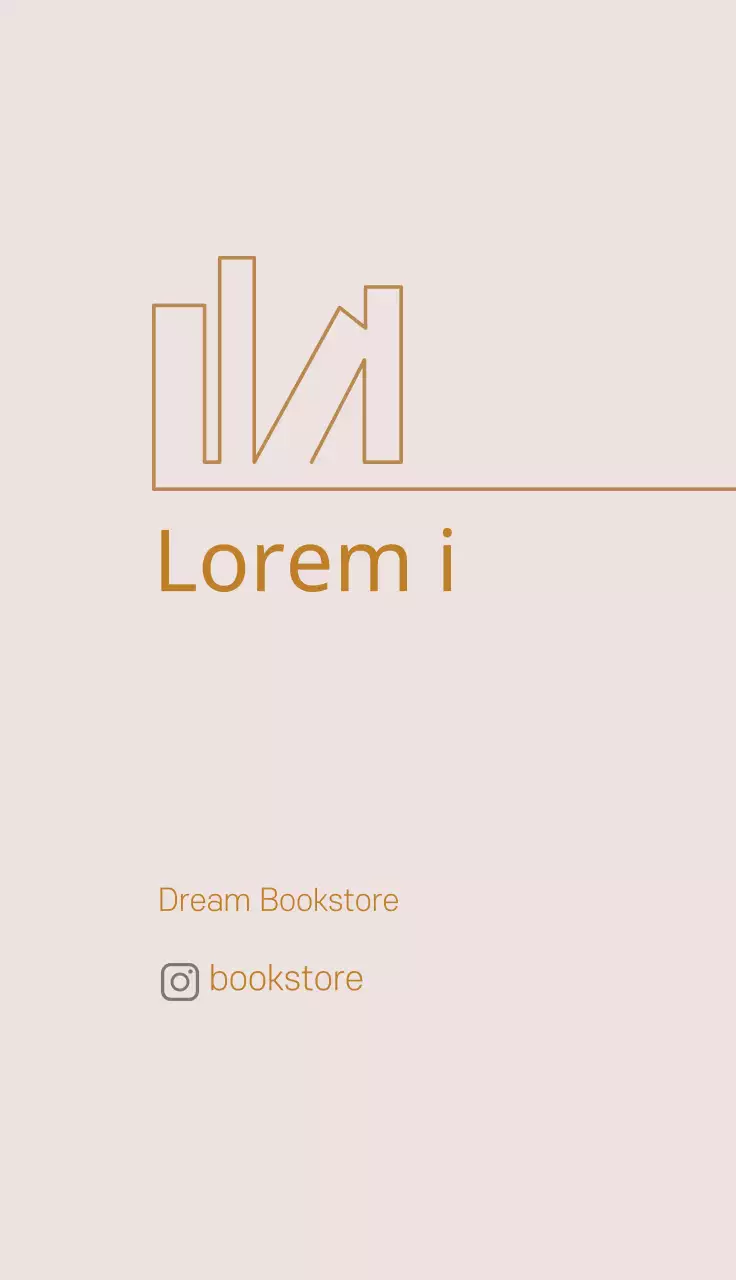 castanho rosa ilustração simples livraria livraria