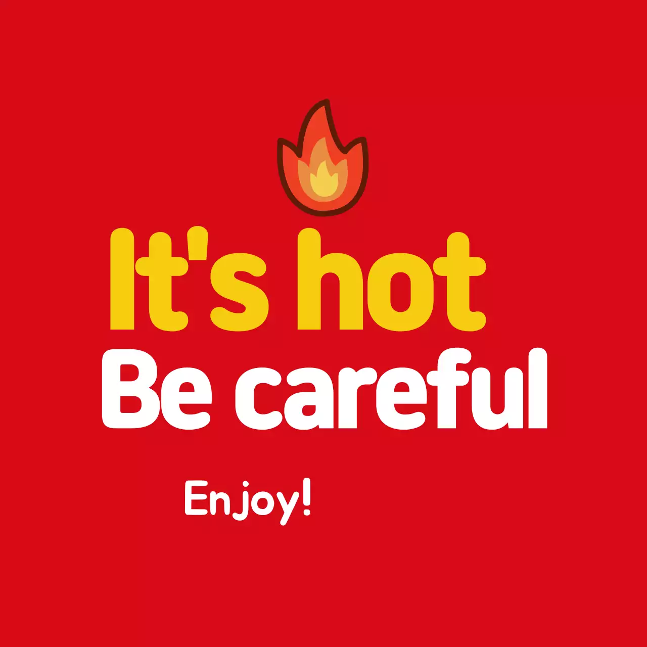 Red Bold Safety Announcement Banner