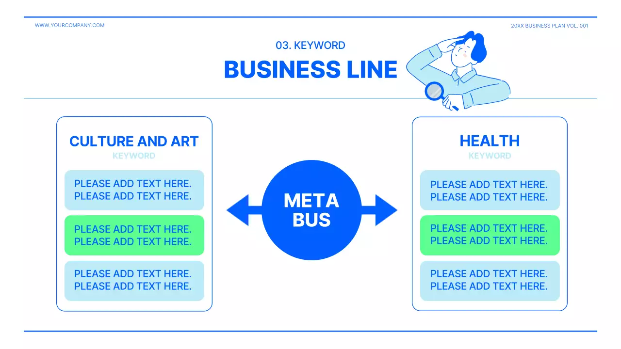 Blue Modern Business Plan Document Presentation