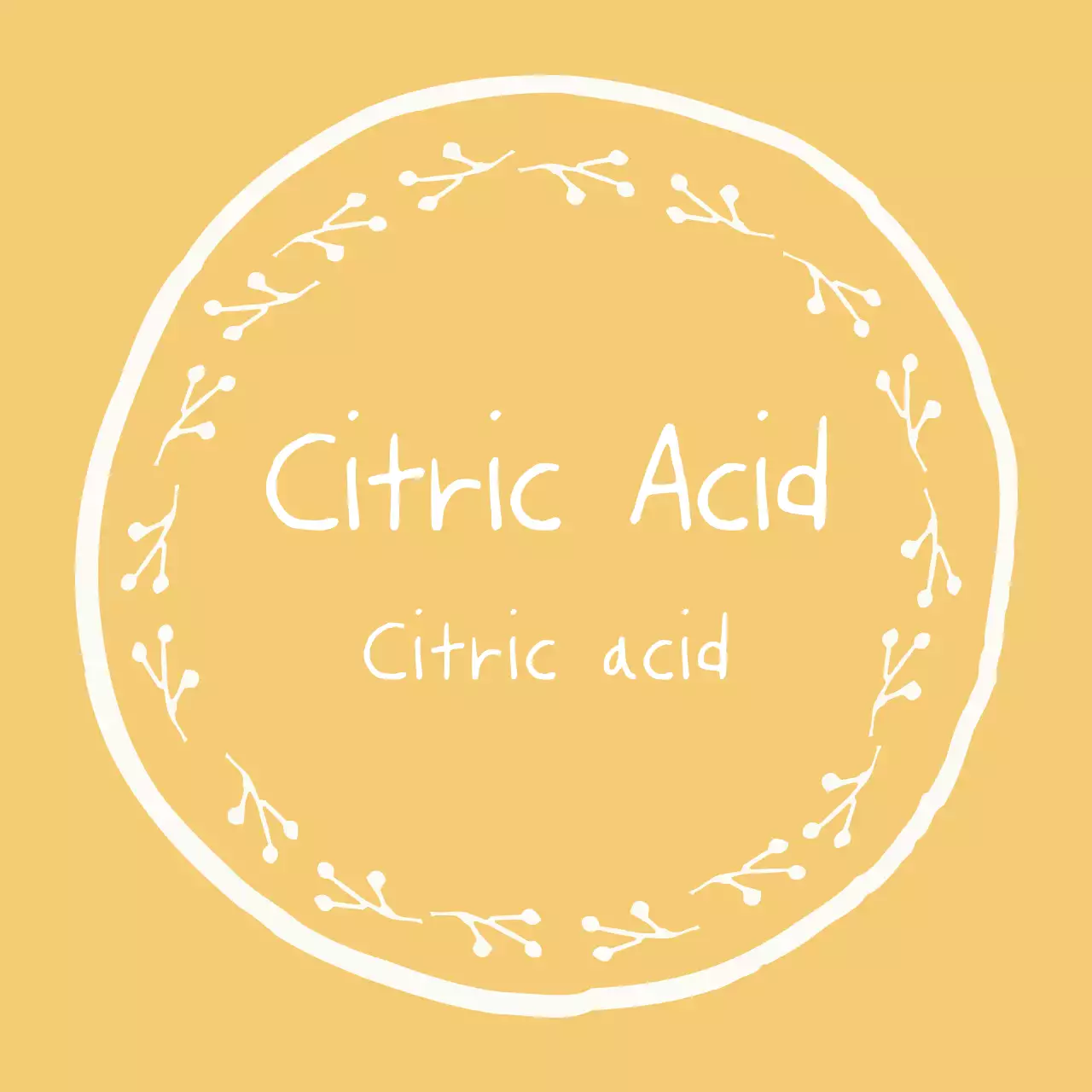 Stiker label berwarna kuning dengan tulisan tangan yang digambar tangan