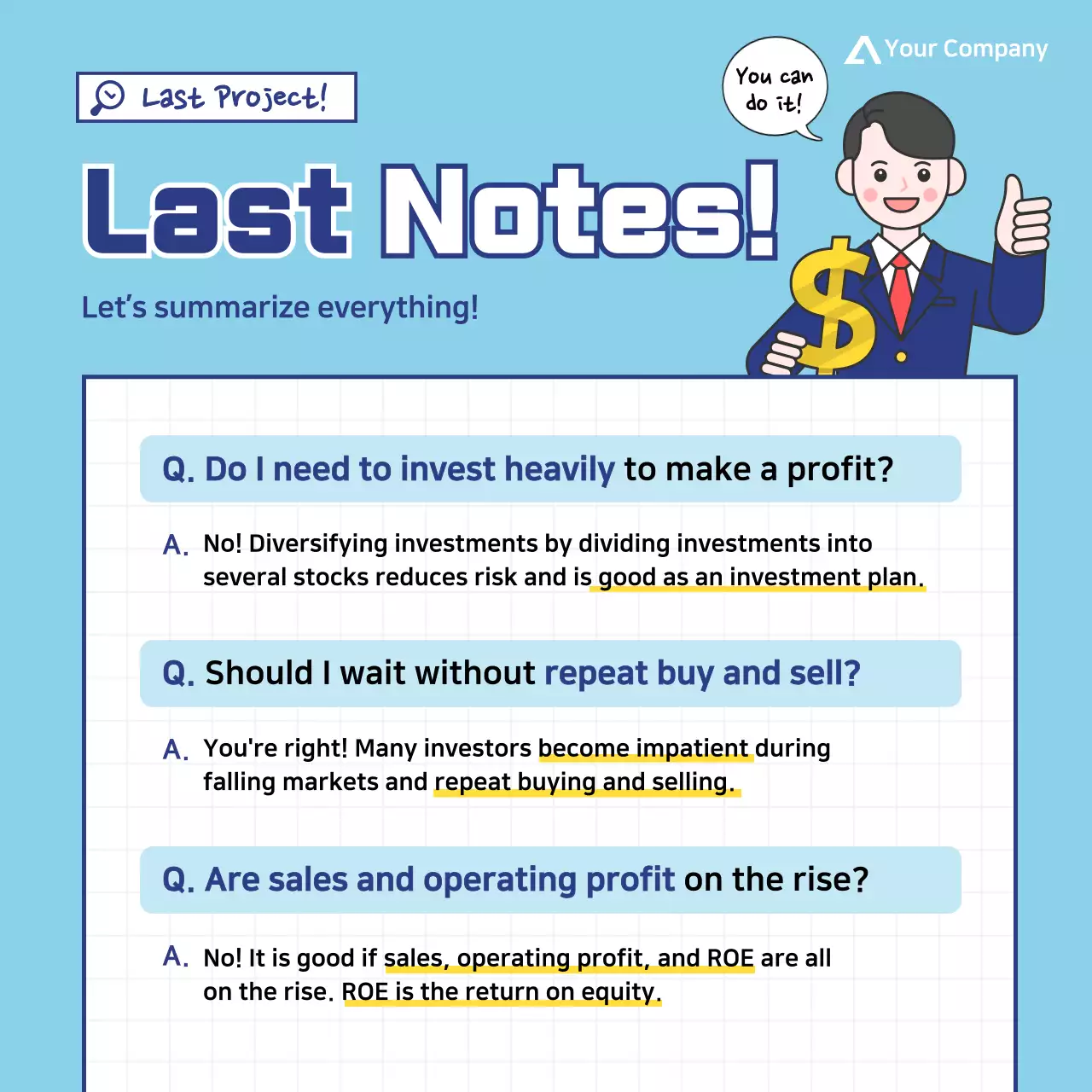 Blue Trendy Stock Promotion Instagram Carousel