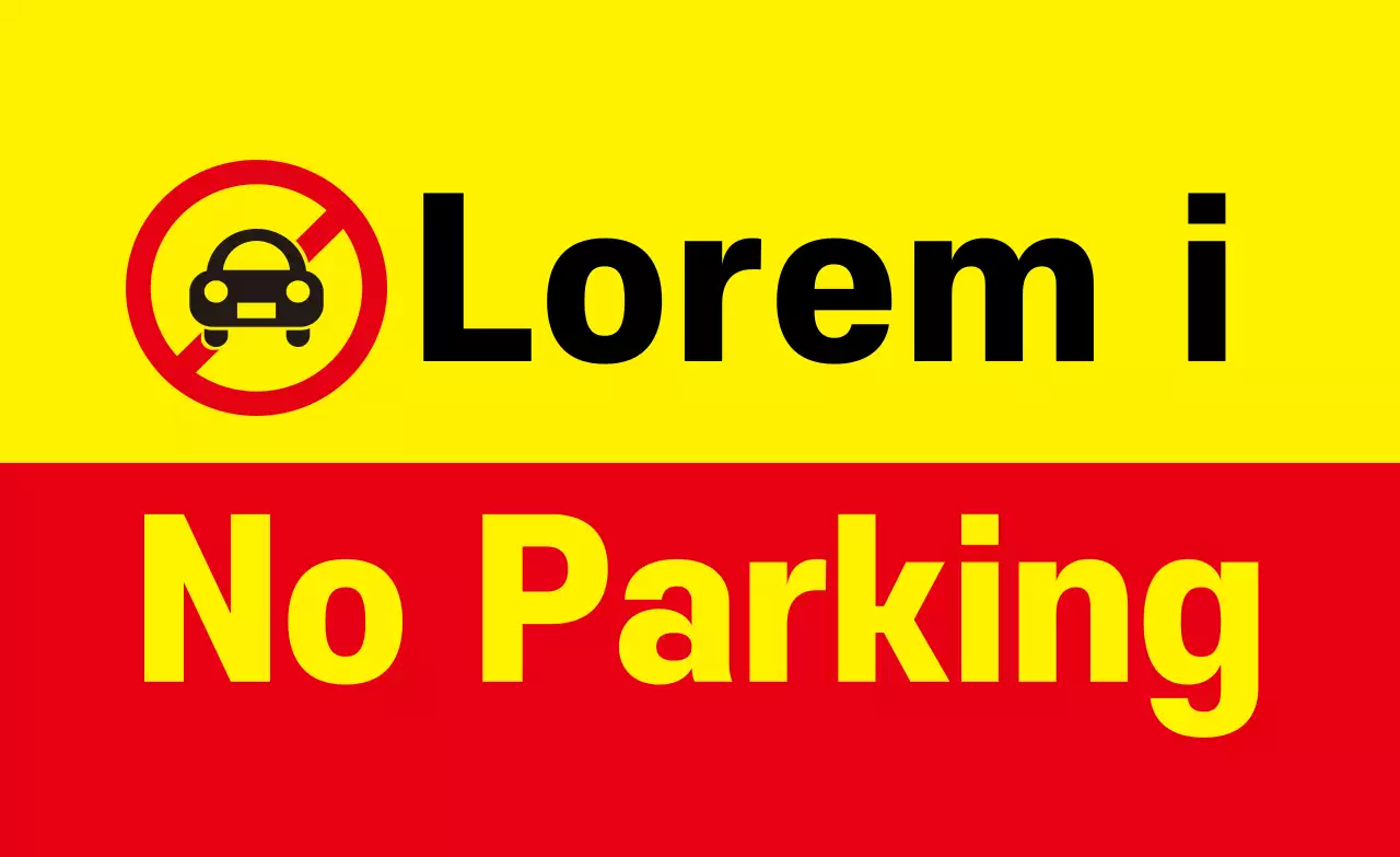 No outside vehicle parking