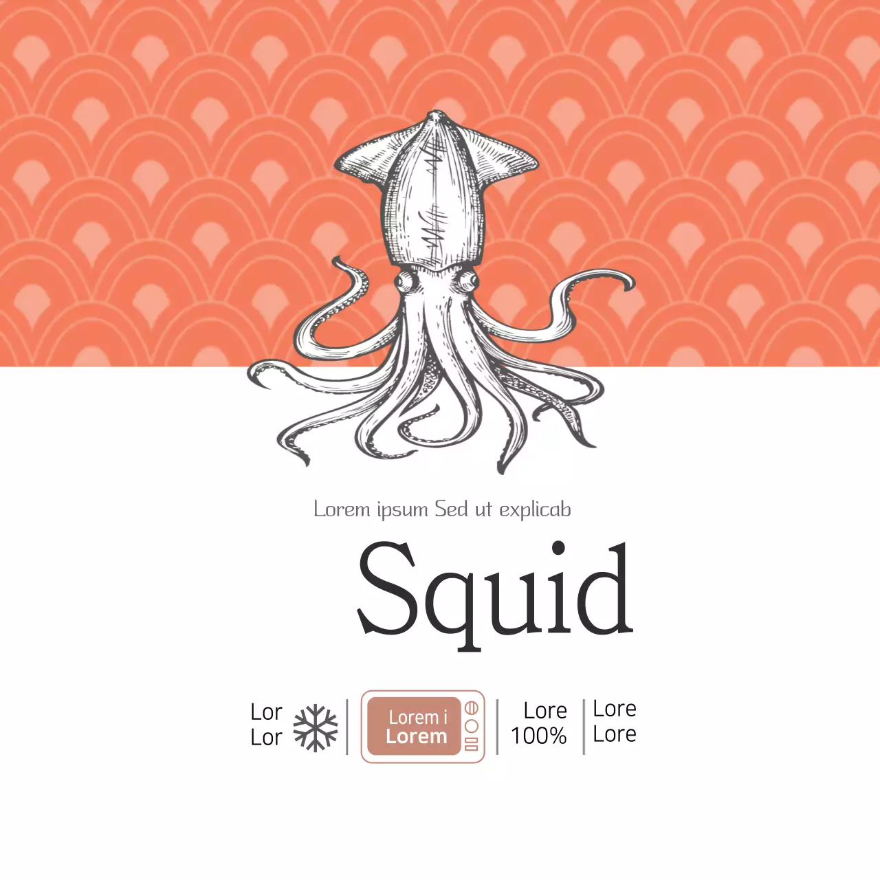 Makanan laut Cumi-cumi liar