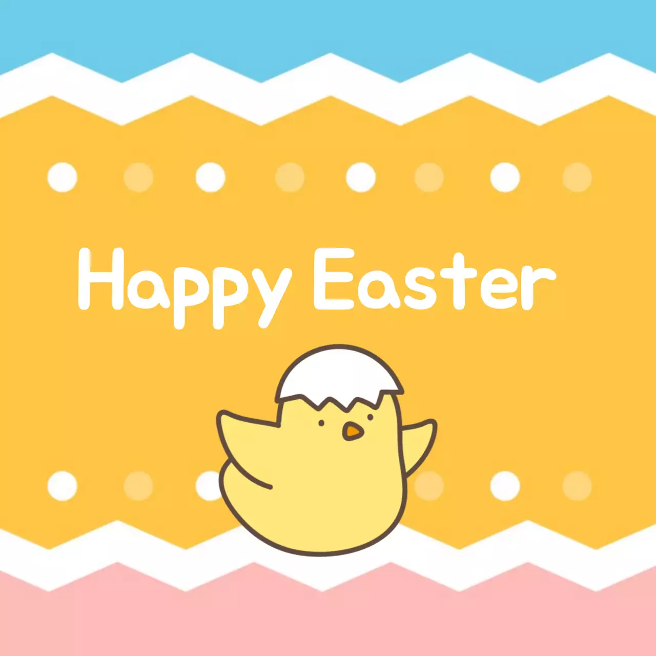 Pola Stiker Gereja Paskah Lucu