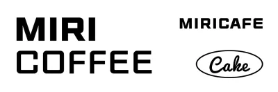 Cafe merchandise with simple black text