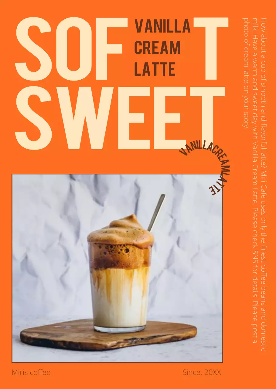 Bingkai foto sorotan teks berwarna oranye