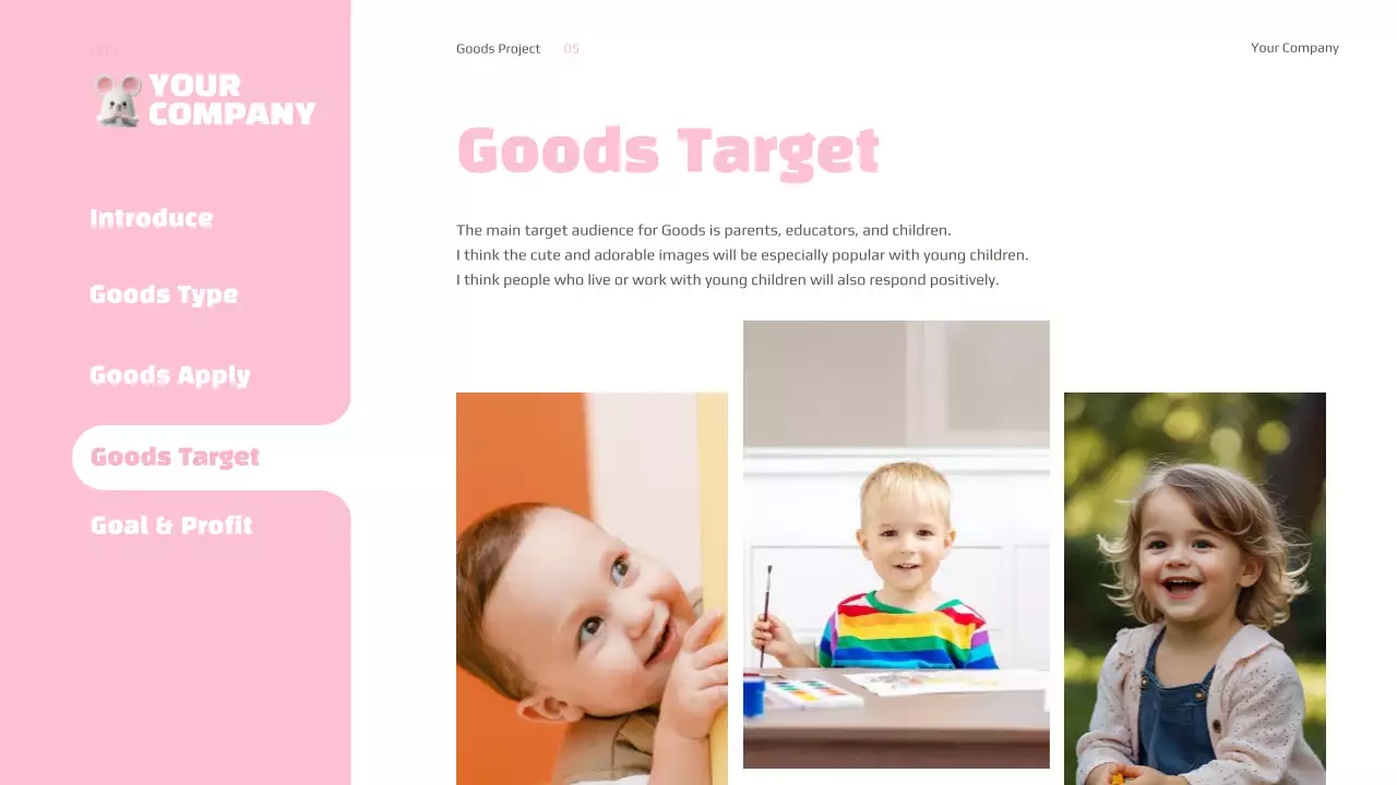 Pink Cute Company Presentation