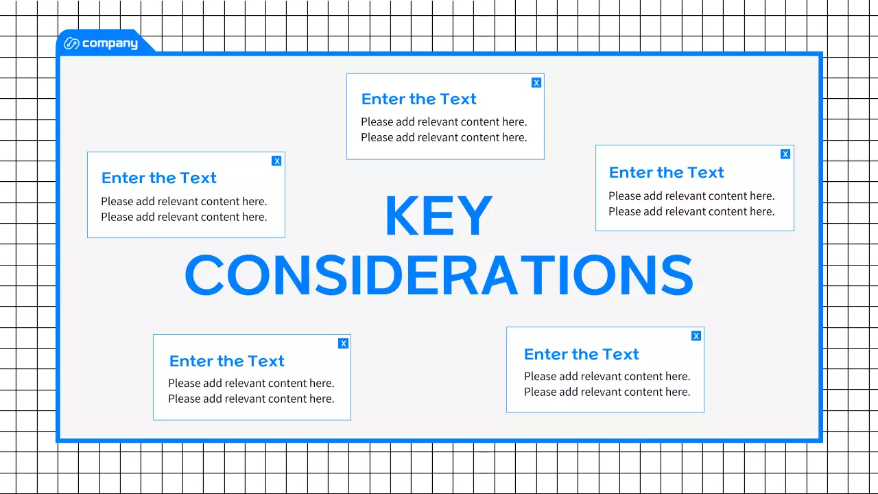 블루 모던 비즈니스 프레젠테이션