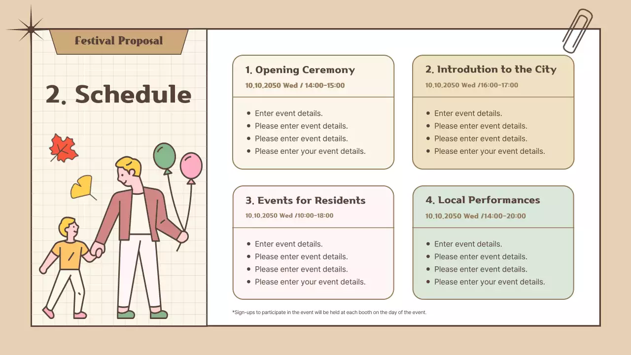 Presentasi Proposal Festival Vintage Berwarna-warni