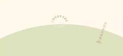 Yellow Green Round Lettering