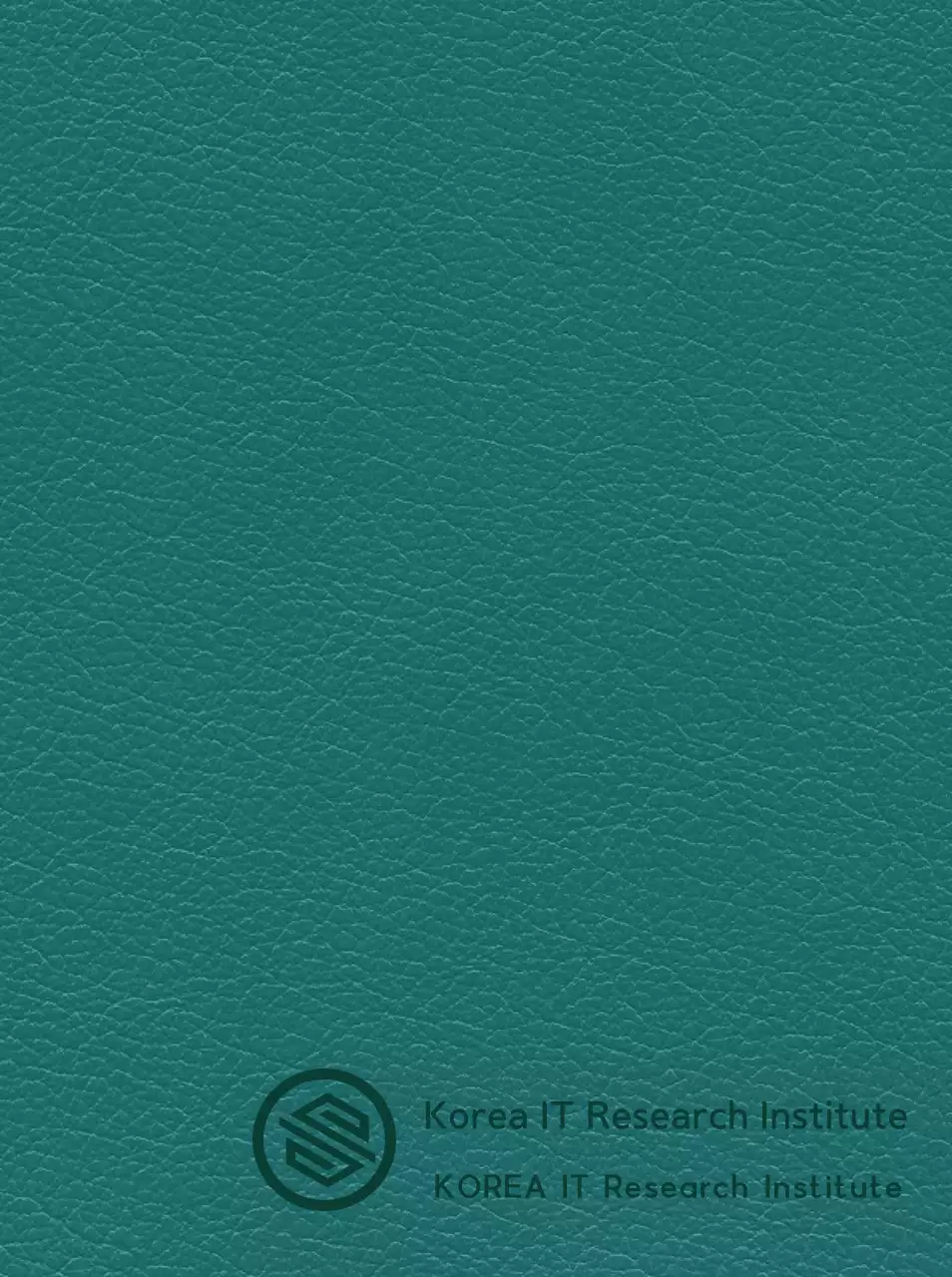 Sampul buku harian resmi kantor pemerintah dengan logo Haiti Institute