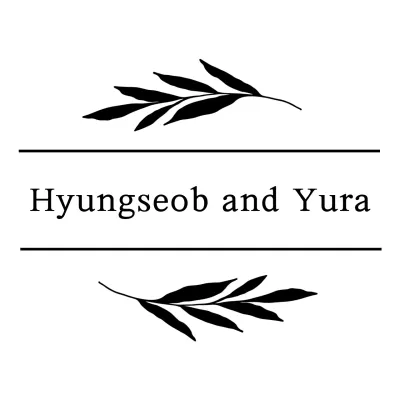 Perayaan pernikahan dengan tanaman dan garis hitam