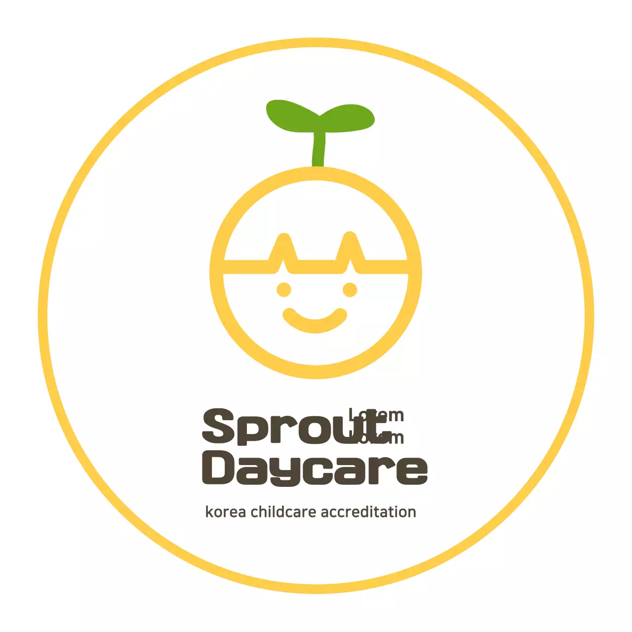 Simple cute illustrated nursery sign