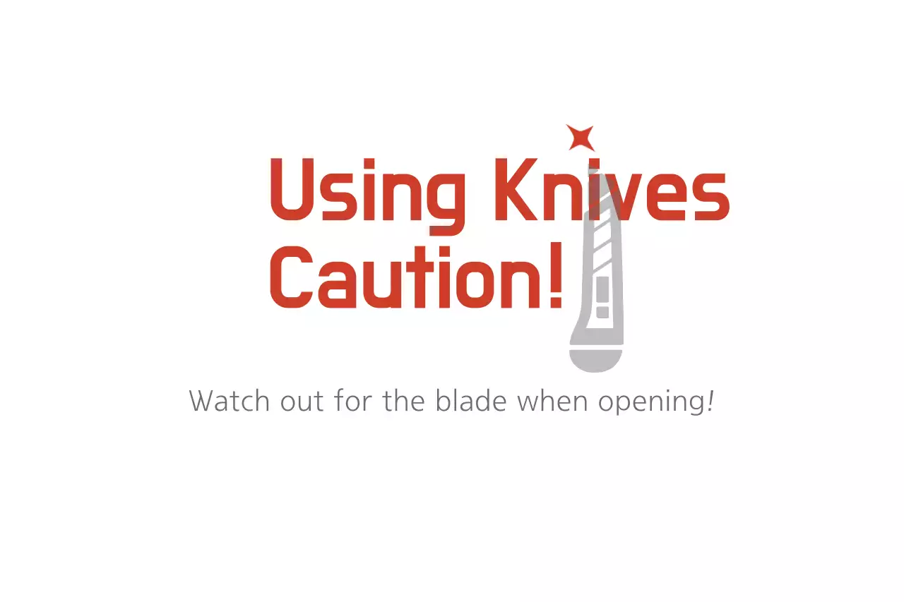 Red Simple Safety Notice Banner