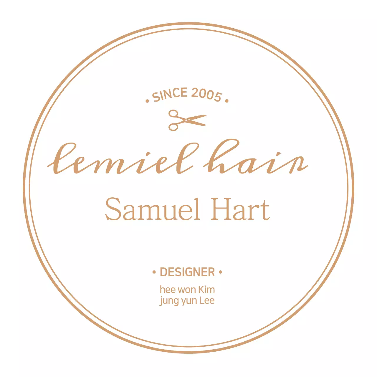 White Luxurious Hair Salon Sign