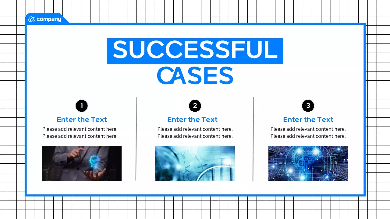 블루 모던 비즈니스 프레젠테이션