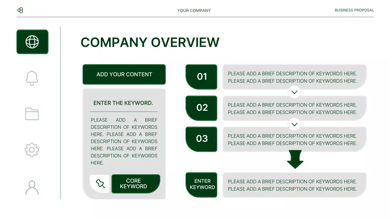 Green Minimal Business Proposal Presentation