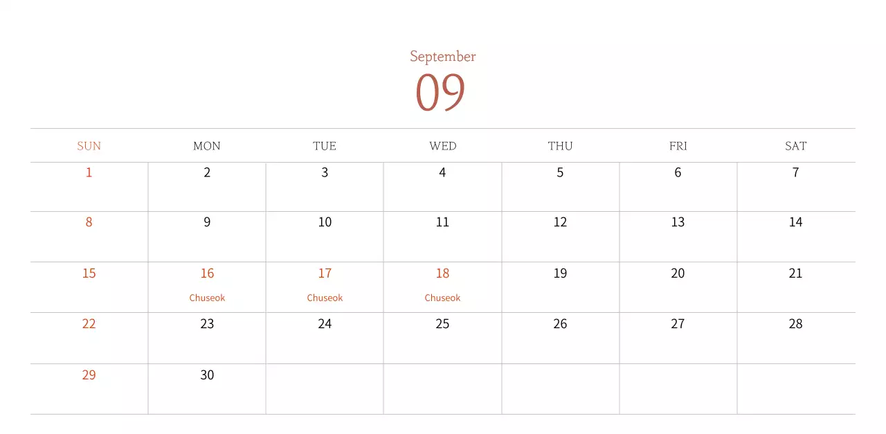 Stamp illustration with a warm concept