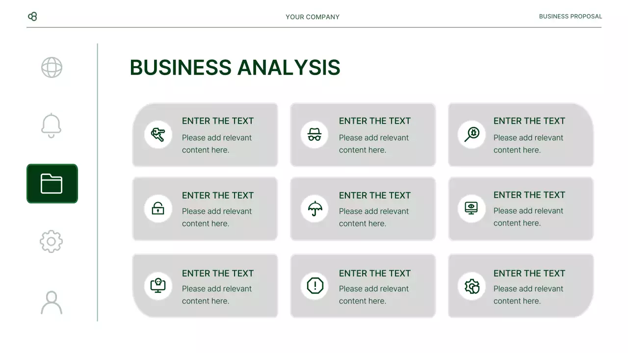 Green Minimal Business Proposal Presentation
