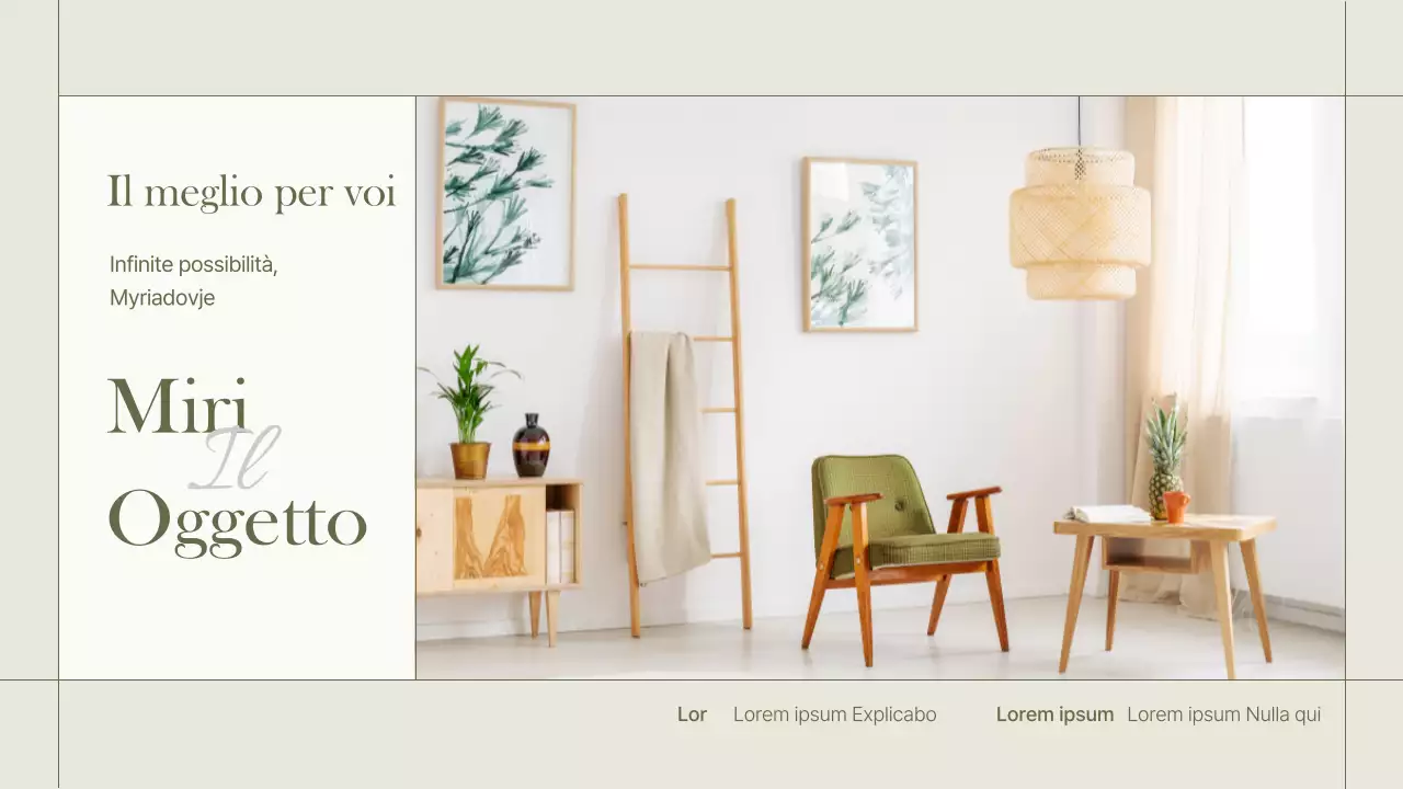 Oliva e bianco Miridovje mobili in oliva e bianco Catalogo dei prodotti Mobili per interni Prodotti stagionali