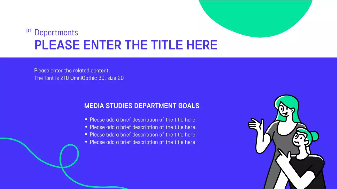 Blue Abstract Media Guide Presentation