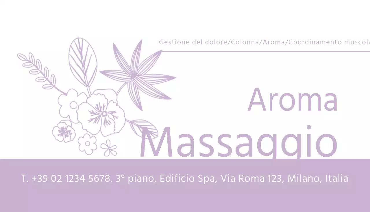Massaggio aromaterapico