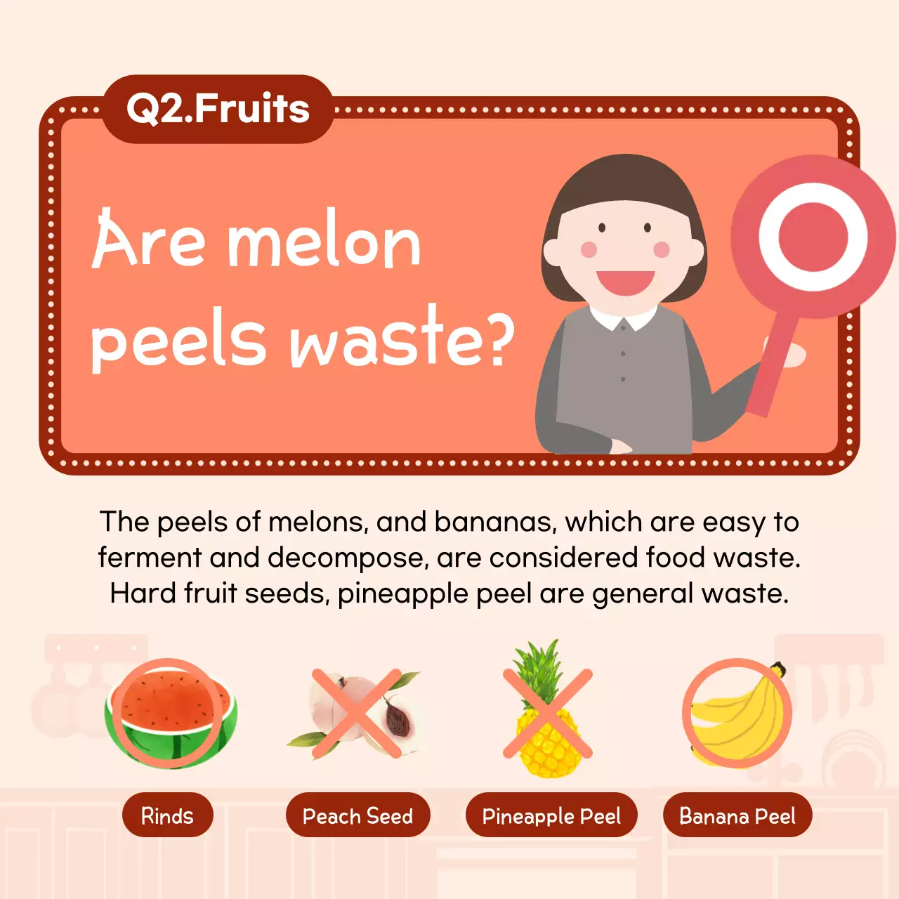 Hướng dẫn về việc giảm thiểu chất thải thực phẩm đầy màu sắc trên Instagram Carousel