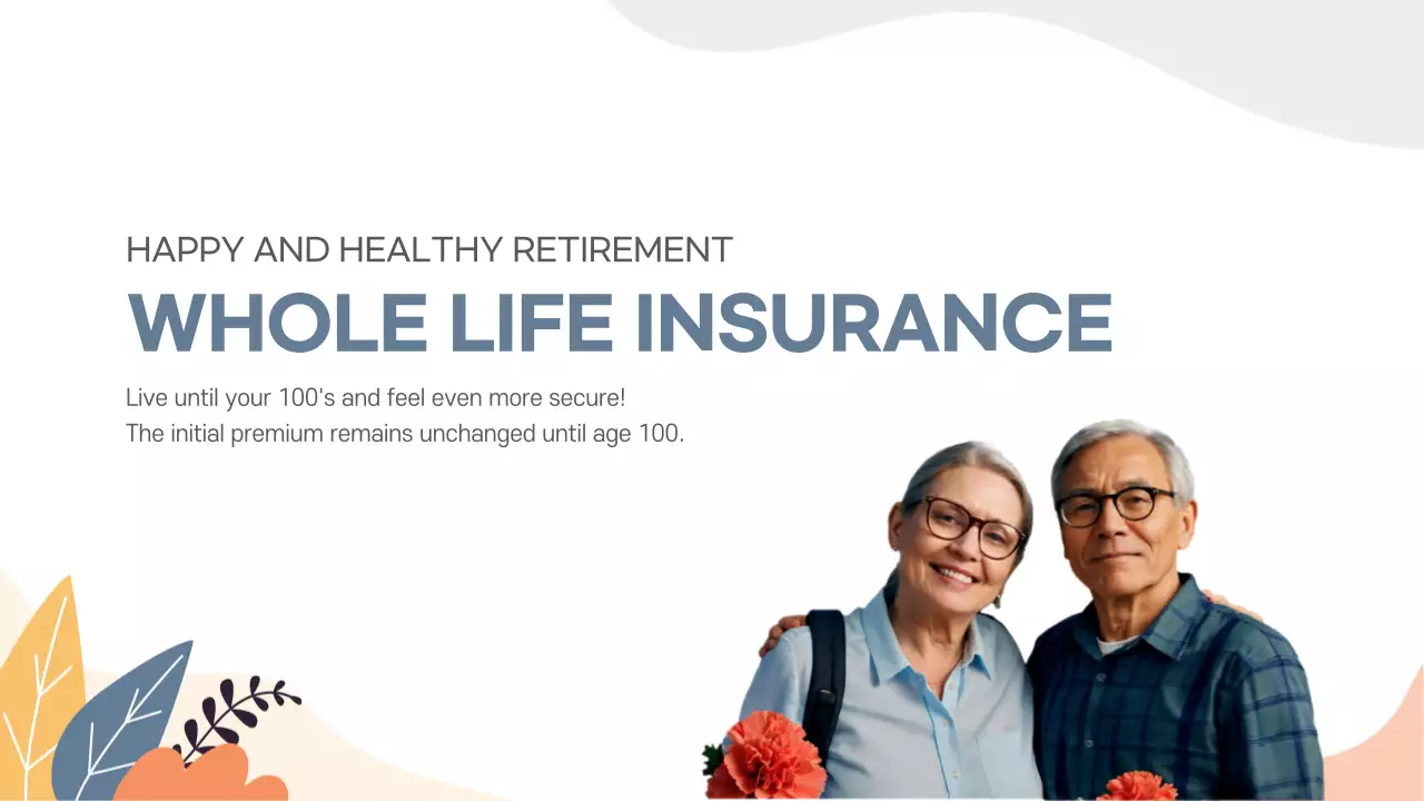 Apresentação de promoção de seguros White Modern