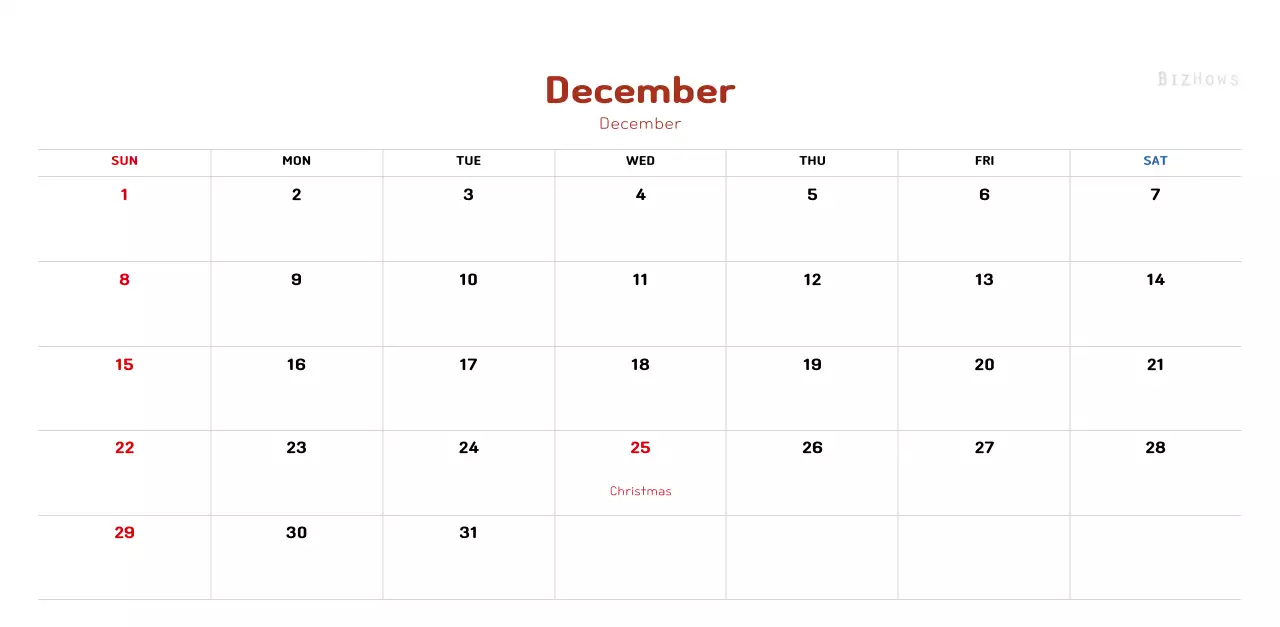 New Year's calendar with a warm, illustrated feel