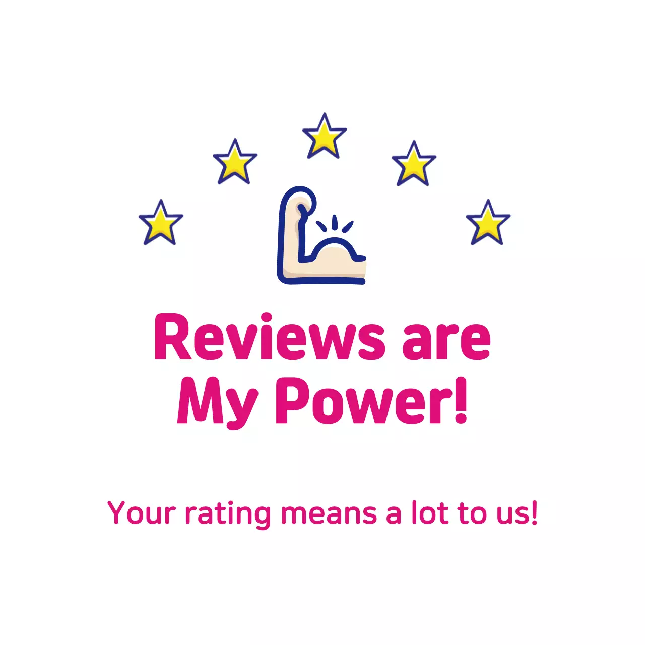 Pink Minimal Review Promotion Banner