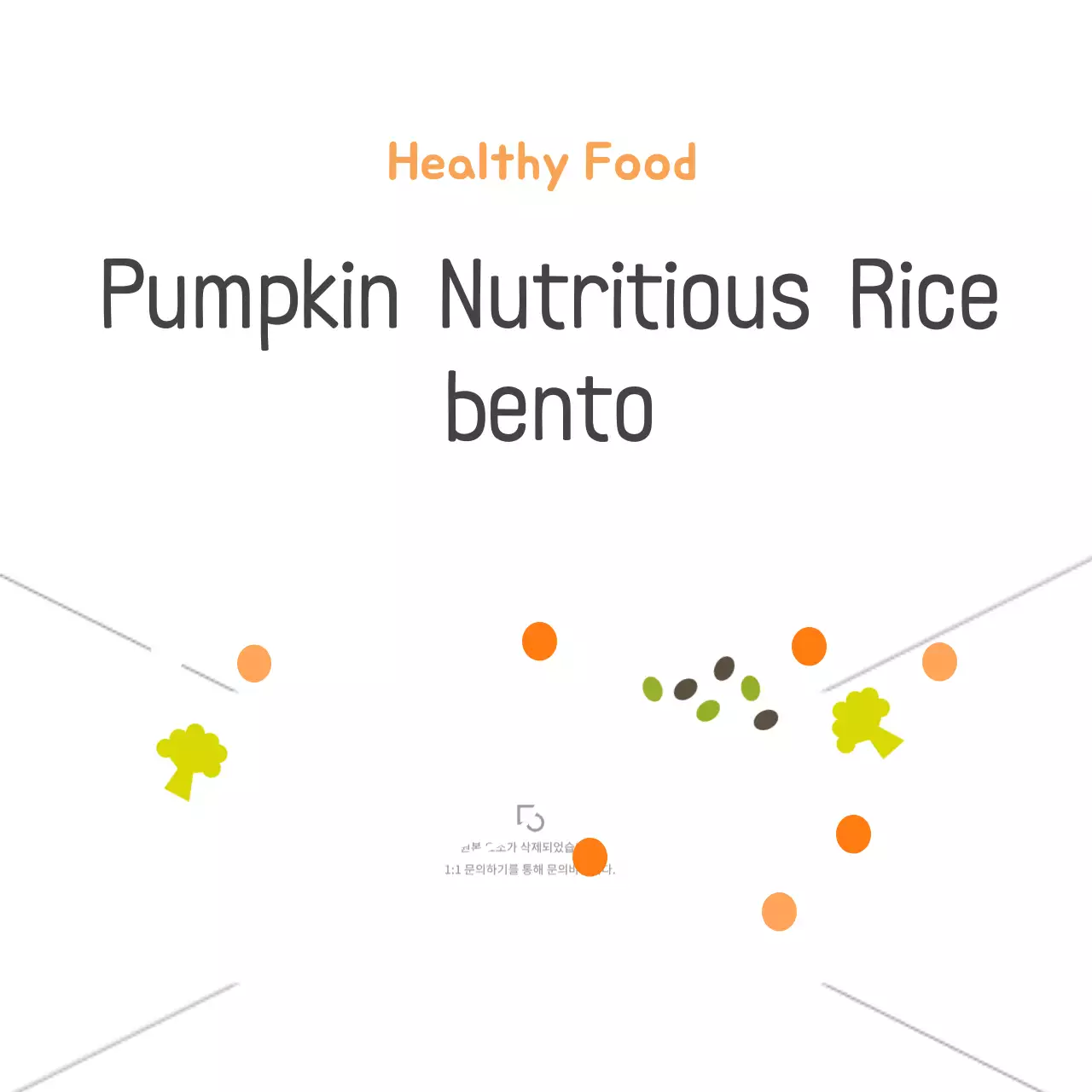 Bento Nasi Bergizi Labu Kuning