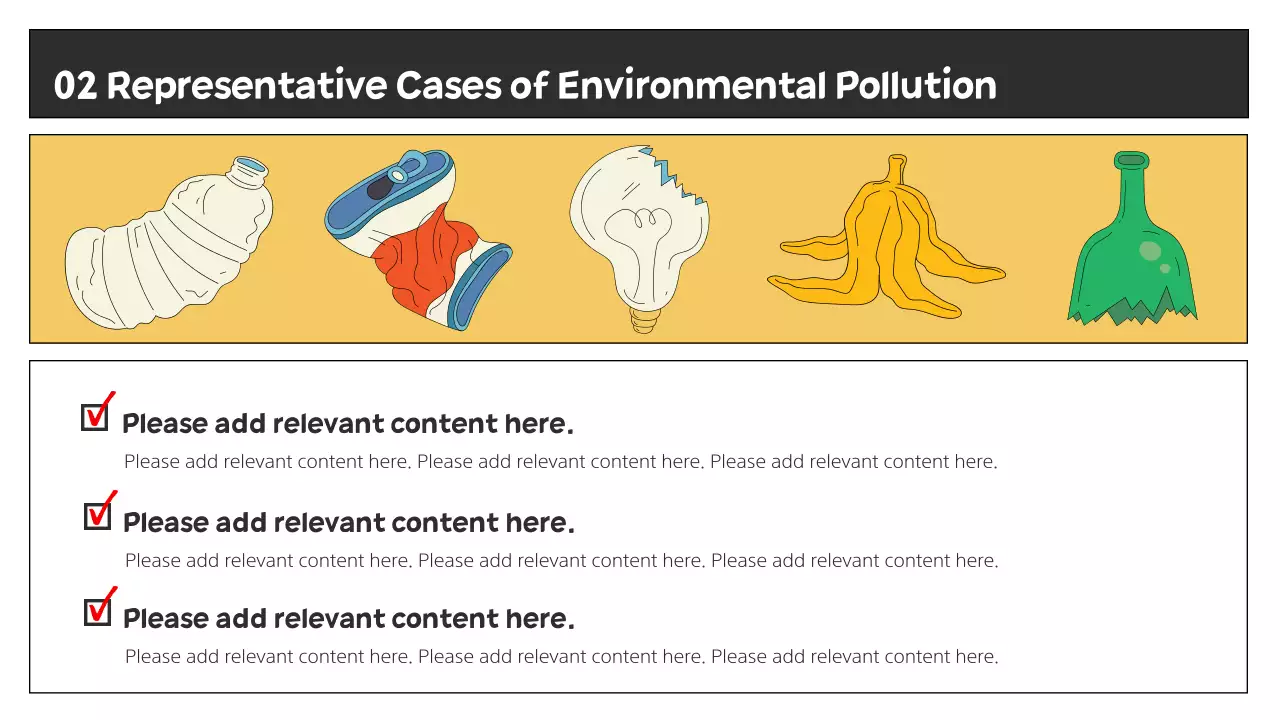 A modern yellow and green presentation on environmentalism