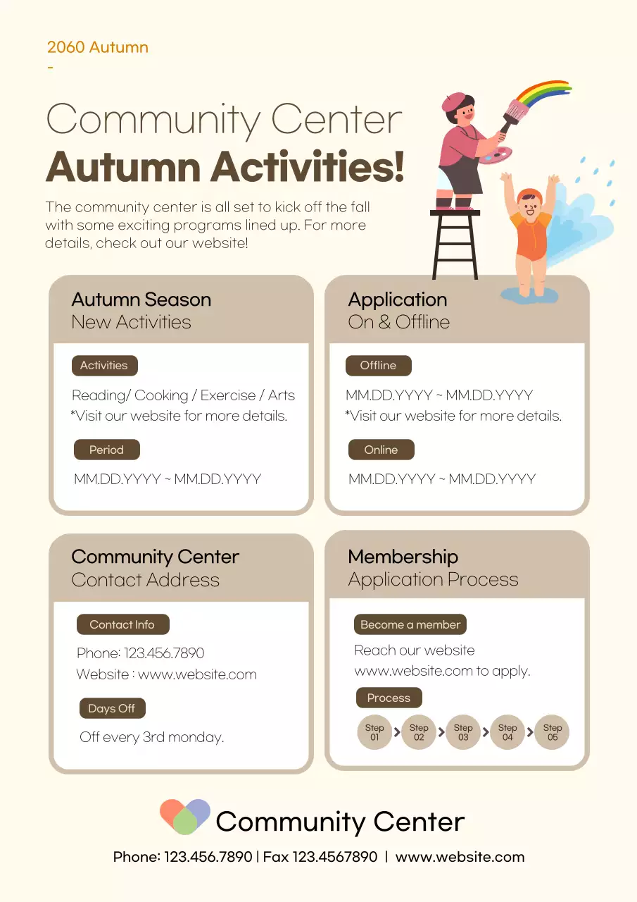 Braunton's Cultural Center Letter and Application Forms