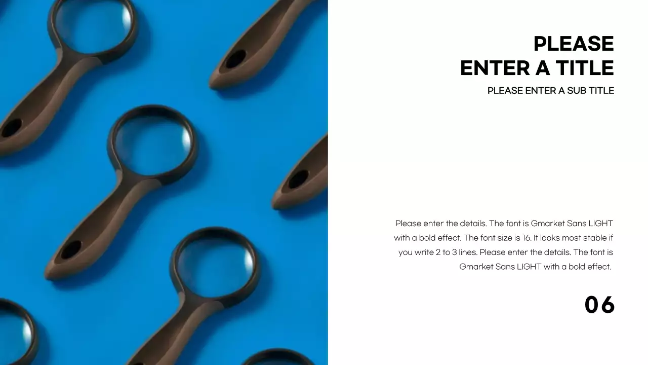 Blue Modern Template Presentation