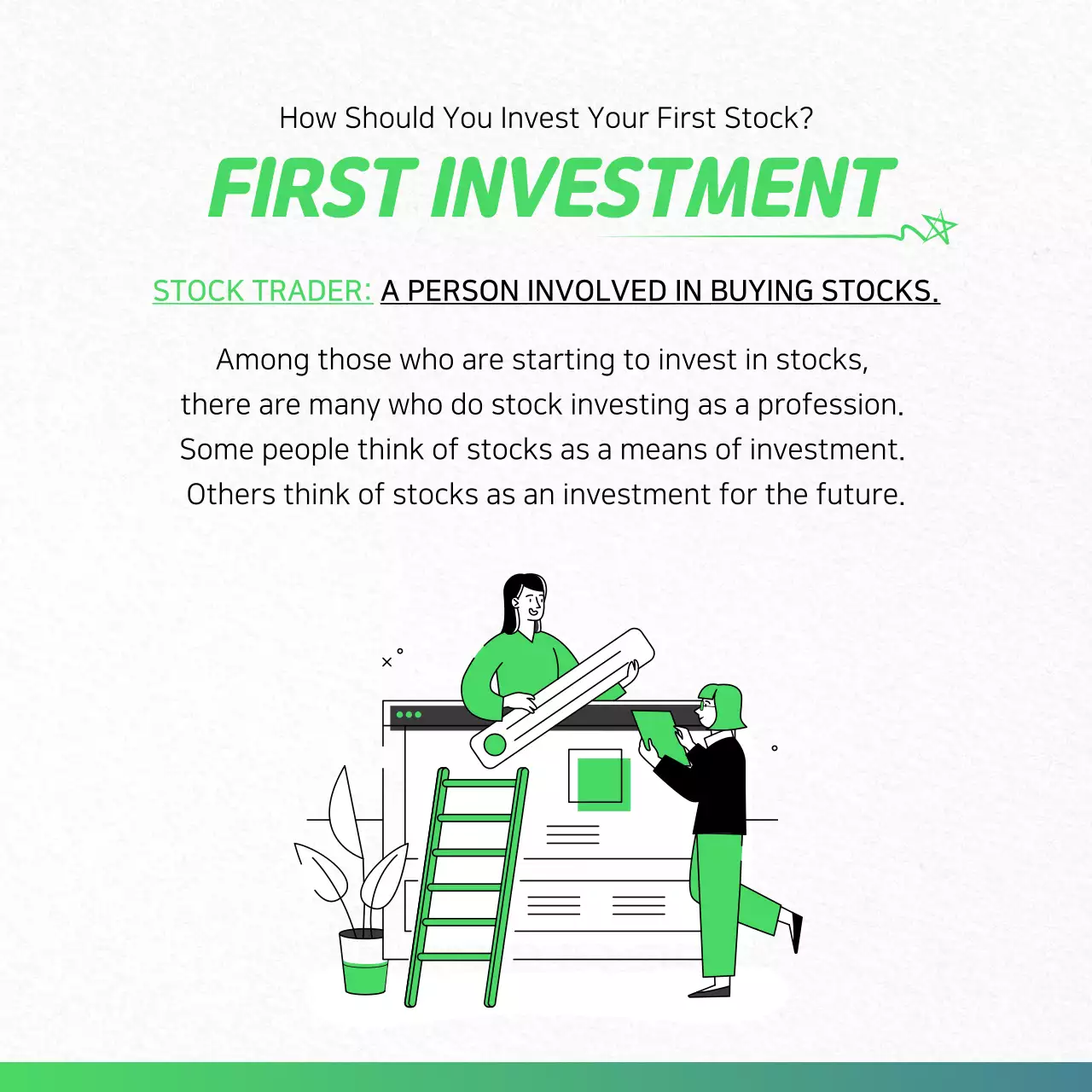 Green Modern Investment Guide Instagram Carousel