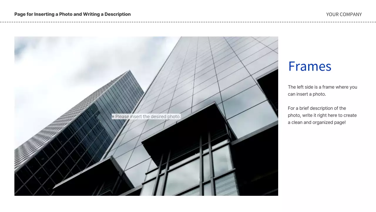 A simple business plan in blue