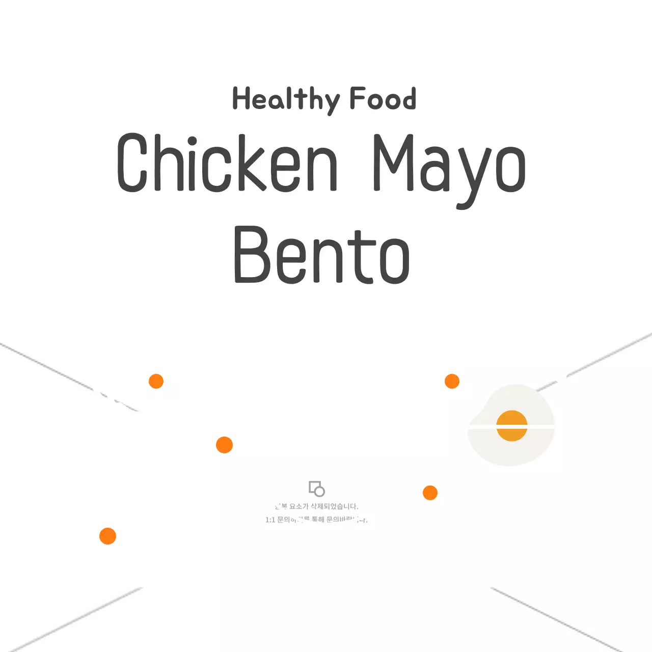 Chicken Mayo Bento