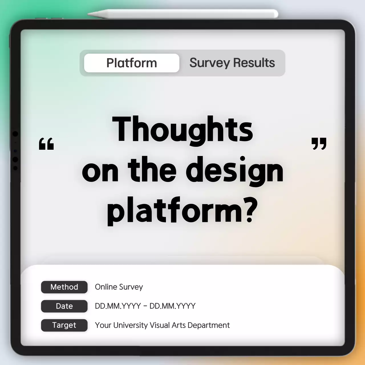 Beige Modern Survey Report Instagram Carousel