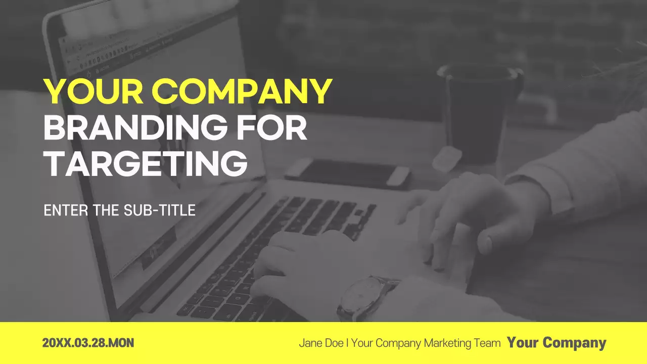 Yellow Modern Branding Promotion Presentation